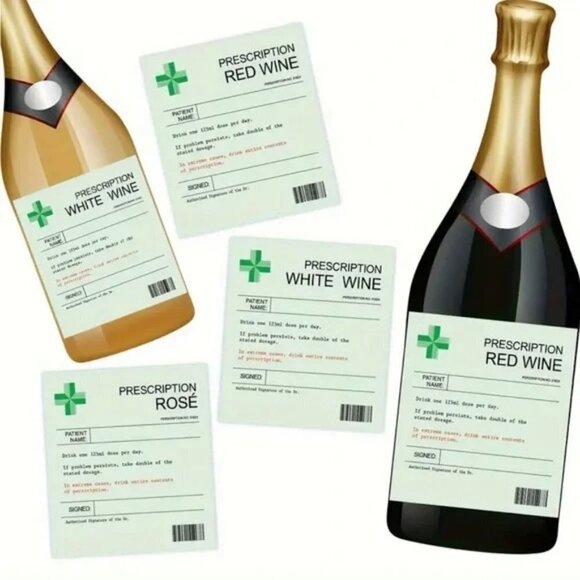6 Funny stickers for wine! Funny gifts - Picture 6 of 7